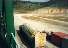trucking drilling rig Greece 