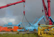 crane rigup by ships cranes 